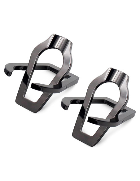 Soporte Plegable para Tubos de Tabaco DANHAN - Acero Inoxidable, Negro, Paquete de 2 Soporte Plegable para Tubos de Tabaco DANHAN - Acero Inoxidable, Negro, Paquete de 2