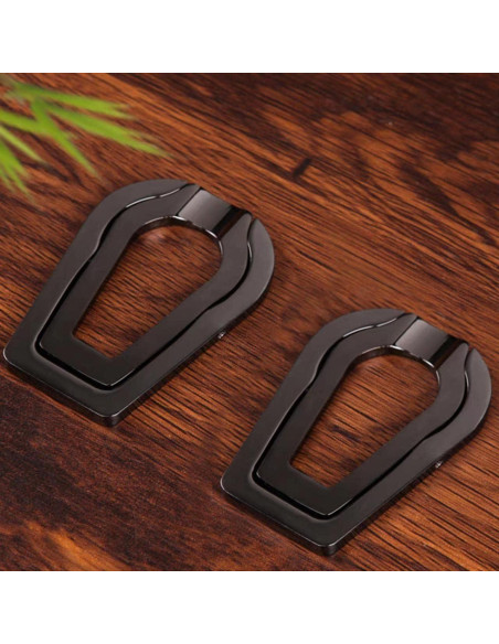 Soporte Plegable para Tubos de Tabaco DANHAN - Acero Inoxidable, Negro, Paquete de 2 Soporte Plegable para Tubos de Tabaco DANHAN - Acero Inoxidable, Negro, Paquete de 2