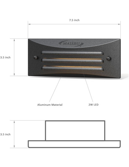 Luz de Escalera LED 2W 12V LL LIGHTING para Paisajismo Luz de Escalera LED 2W 12V LL LIGHTING para Paisajismo