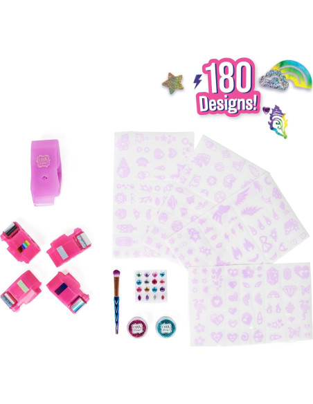 Cool Maker Arte Corporal Brillante Shimmer Me - Kit de Tatuajes Temporales Cool Maker Arte Corporal Brillante Shimmer Me - Kit de Tatuajes Temporales