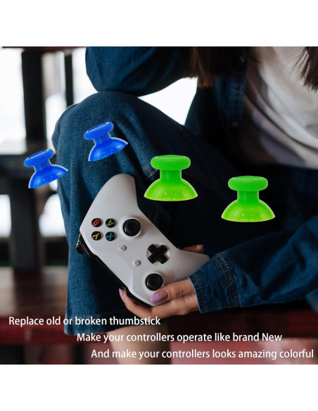 8 Piezas Reemplazo Thumbstick CTHTBZ para Controlador Xbox 8 Piezas Reemplazo Thumbstick CTHTBZ para Controlador Xbox