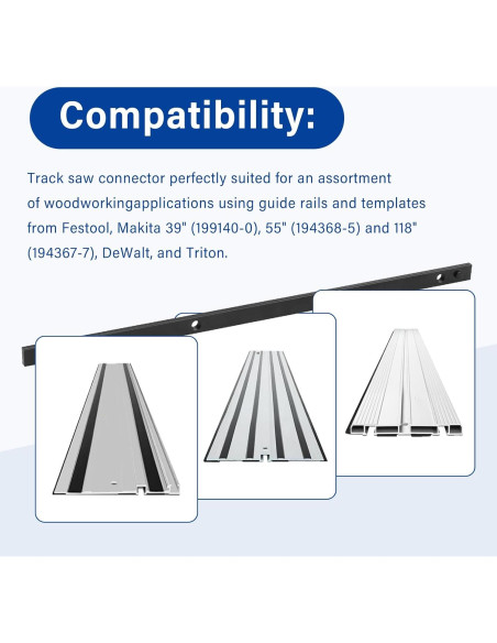 Kit Conector Riel de Guía Sierra Xinxinlin P-45777 99-299 cm Kit Conector Riel de Guía Sierra Xinxinlin P-45777 99-299 cm