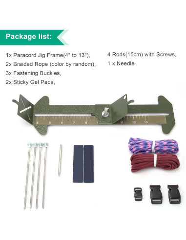 Soporte Ajustable para Pulseras de Paracord Catcan 4" a 13"