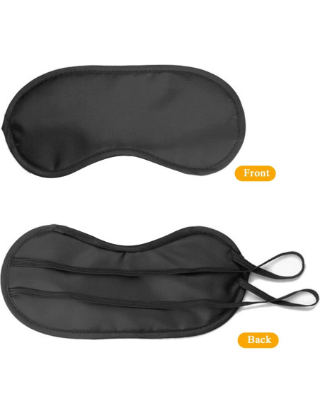 Paquete de 6 Máscaras de Ojos Vendadas Vandorla - Negro Paquete de 6 Máscaras de Ojos Vendadas Vandorla - Negro