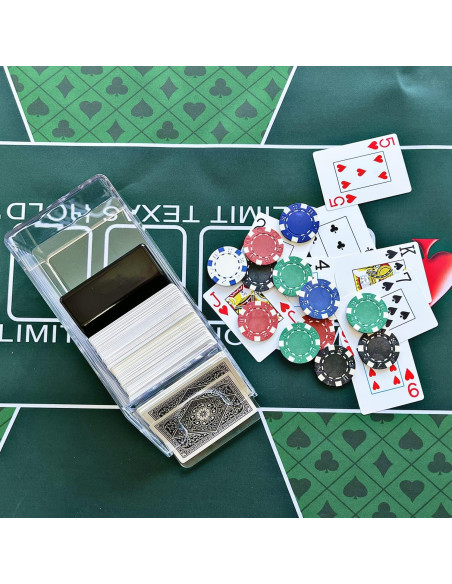Dispensador de Cartas SEETOOOGAMES para 4 Barajas - Profesional Dispensador de Cartas SEETOOOGAMES para 4 Barajas - Profesional
