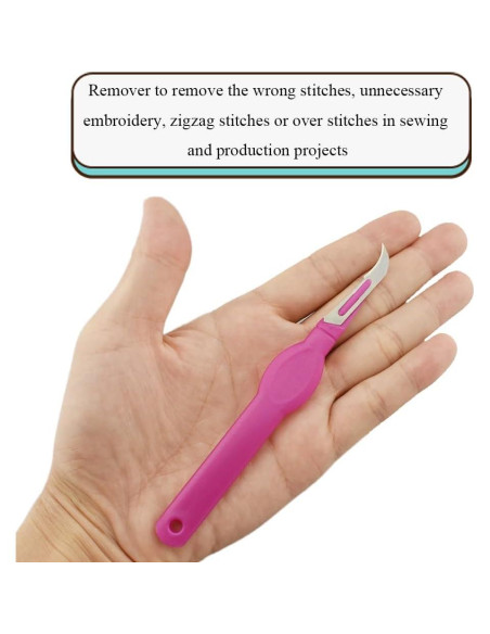 Desgarrador de Costuras HAHIYO Rosa Ergonómico 13.8 cm Desgarrador de Costuras HAHIYO Rosa Ergonómico 13.8 cm