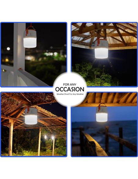 Linterna de Camping Solar 24 LED 5 Modos IPX45 170g Linterna de Camping Solar 24 LED 5 Modos IPX45 170g