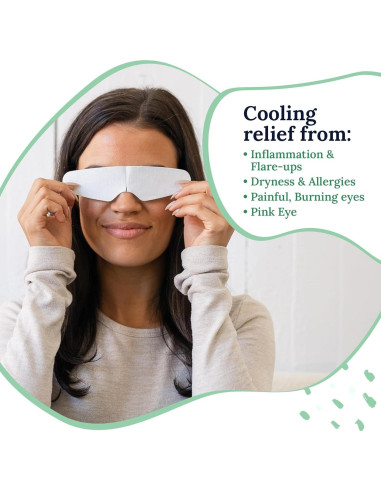 Compresas Frías para Ojos Rescate - 6 Unidades Hidrogel