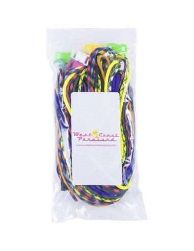 Kit de Manualidades Paracord West Coast 30.48m 10 Colores