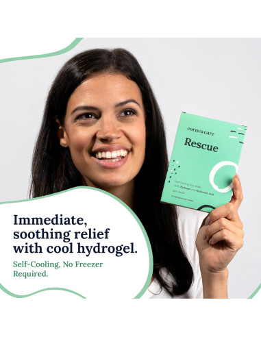 Compresas Frías para Ojos Rescate - 6 Unidades Hidrogel