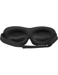 Máscara de Sueño de Viaje Travelon 12768 Negra con Copa Abovedada 2