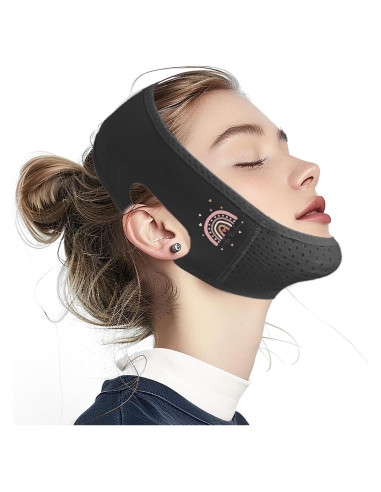 Correa Facial Reutilizable Yuibthr para Barbilla - Negro