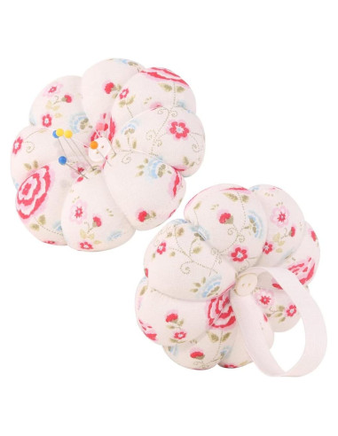 Almohadilla para Alfileres Neoviva Calabaza 10x10cm Rosa