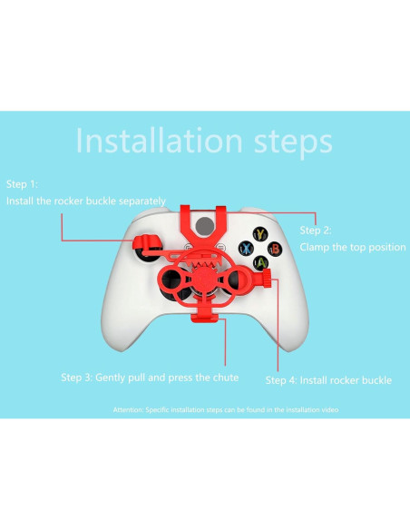 Volante Mini TXW para Controlador Xbox ONE X/S/Elite - Negro Volante Mini TXW para Controlador Xbox ONE X/S/Elite - Negro