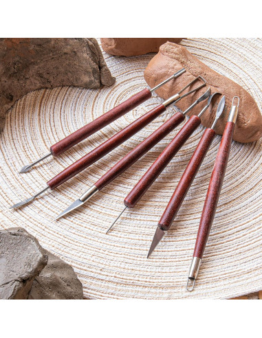 Kit de Herramientas de Escultura de Arcilla UUSYCUN - 6 Piezas