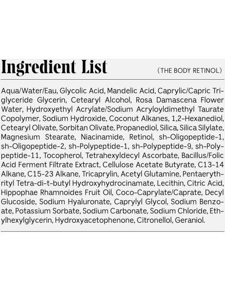 Suero Reparador Corporal Nécessaire con Retinol 0.1% y AHA 145g Suero Reparador Corporal Nécessaire con Retinol 0.1% y AHA 145g