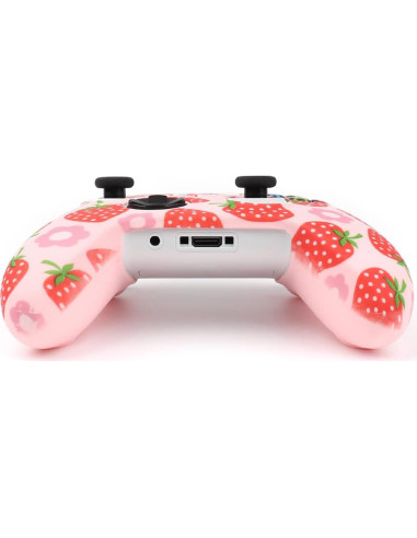 Funda de Silicona Antideslizante RALAN para Controlador Xbox Series Rosa