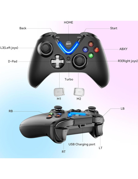 Controlador Inalámbrico RALAN para Xbox One S/X y PC Controlador Inalámbrico RALAN para Xbox One S/X y PC