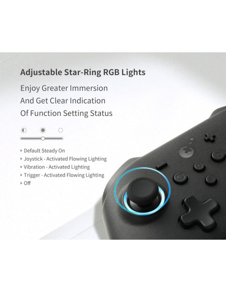 Controlador GuliKit KK3 Pro - Joysticks Hall, 1000Hz, Negro Controlador GuliKit KK3 Pro - Joysticks Hall, 1000Hz, Negro