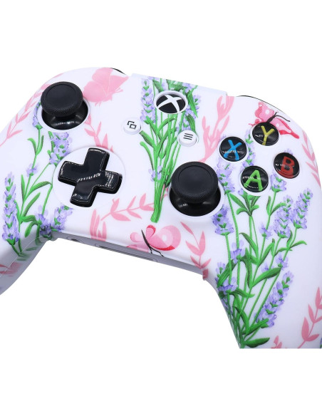 Funda de Silicona RALAN Rosa para Controlador Xbox One + 6 Accesorios Funda de Silicona RALAN Rosa para Controlador Xbox One + 6 Accesorios