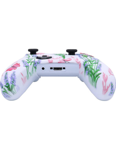 Funda de Silicona RALAN Rosa para Controlador Xbox One + 6 Accesorios
