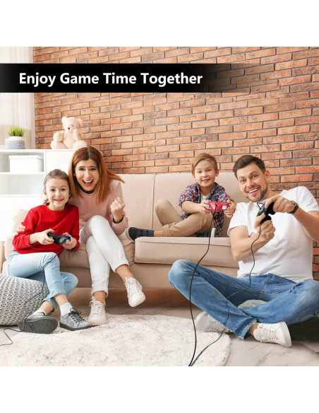 Controlador Gamecube Fiotok con Cable para Wii y Switch - Negro Controlador Gamecube Fiotok con Cable para Wii y Switch - Negro