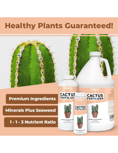 Fertilizante Líquido TPS Nutrients para Cactus y Plantas del Desierto 0.95L Fertilizante Líquido TPS Nutrients para Cactus y Plantas del Desierto 0.95L