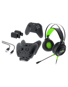 Kit de Accesorios para Xbox Series XS dreamGEAR - Auriculares 50mm, Cargador Doble, 2 Baterías