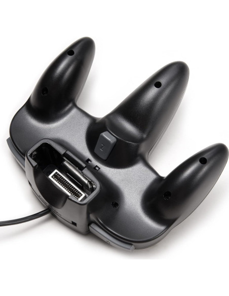Controlador N64 Kiwitatá Negro con Cable y Vibración Controlador N64 Kiwitatá Negro con Cable y Vibración