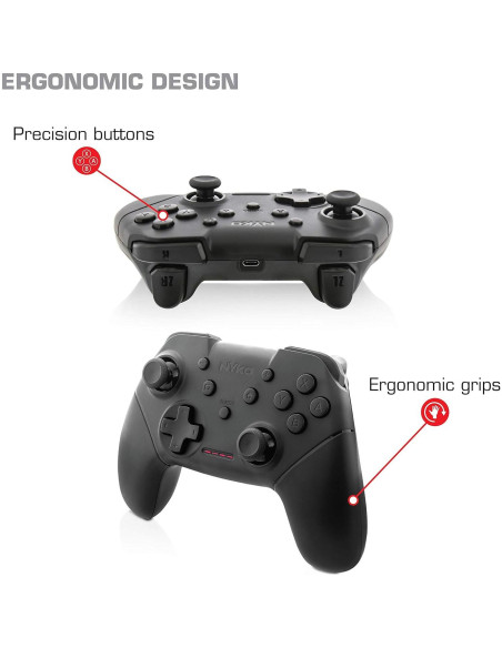Controlador Inalámbrico Nyko Core para Nintendo Switch - Turbo, Ergonomía, Carga USB-C Controlador Inalámbrico Nyko Core para Nintendo Switch - Turbo, Ergonomía, Carga USB-C