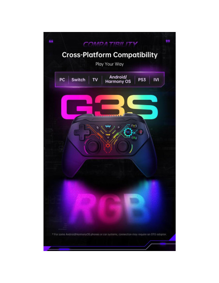 Controlador Inalámbrico Machenike G3S para PC y Switch Controlador Inalámbrico Machenike G3S para PC y Switch