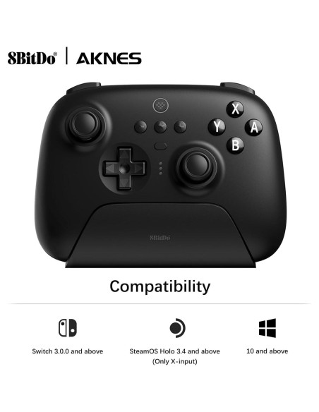 Controlador Bluetooth 8Bitdo Ultimate AKNES Pro Inalámbrico Negro Controlador Bluetooth 8Bitdo Ultimate AKNES Pro Inalámbrico Negro