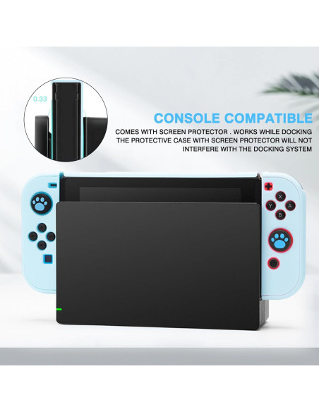 Funda Protectora DLseego para Controladores Joy-Con Switch - Azul Funda Protectora DLseego para Controladores Joy-Con Switch - Azul