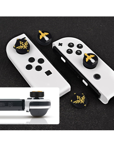 Tapas de agarre para pulgar DLseego para Nintendo Switch - 4 piezas