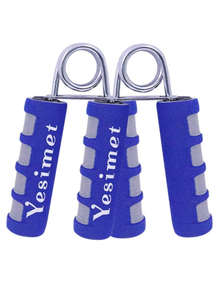 Juego de 2 Agarradores de Mano YESIMET - Fortalecedor de Agarre 20-25LB Juego de 2 Agarradores de Mano YESIMET - Fortalecedor de Agarre 20-25LB