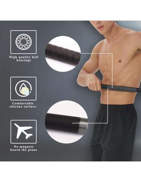 Palillo de Masaje para Músculos FstChoyis - 43.2 cm Negro Palillo de Masaje para Músculos FstChoyis - 43.2 cm Negro