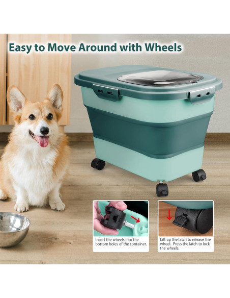 Contenedor Plegable de Almacenamiento para Comida Viretec 20L Contenedor Plegable de Almacenamiento para Comida Viretec 20L