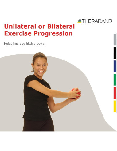 Pelota Isotónica THERABAND Azul 2.49 kg para Ejercicio