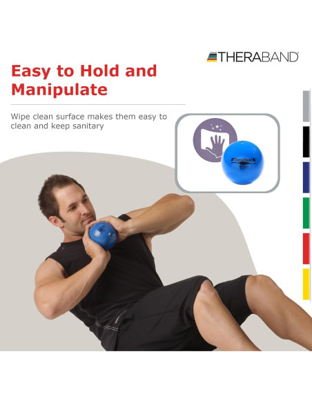 Pelota Isotónica THERABAND Azul 2.49 kg para Ejercicio Pelota Isotónica THERABAND Azul 2.49 kg para Ejercicio