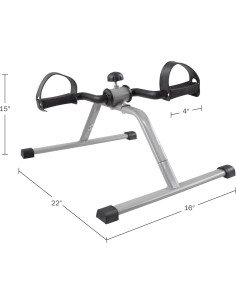 Ejercitador de Pedales Wakeman Bajo Escritorio con Resistencia Ajustable 2