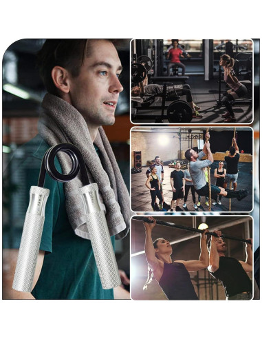 Fortalecedor de Agarre SEEPROS 100-200 kg Metal Antideslizante