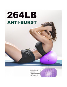 Pelota de Pilates Trideer 22.86 cm PVC para Ejercicio 2