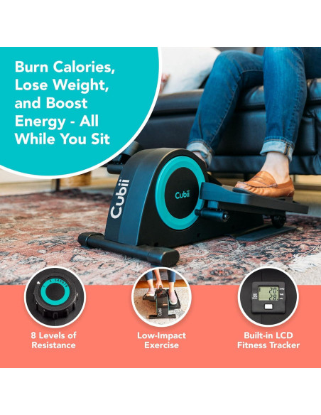 Cubii JR1 Elíptica Bajo Escritorio Compacta para Fitness Cubii JR1 Elíptica Bajo Escritorio Compacta para Fitness