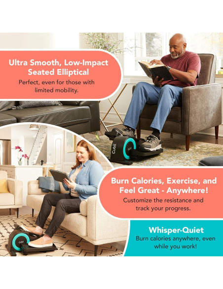 Cubii JR1 Elíptica Bajo Escritorio Compacta para Fitness Cubii JR1 Elíptica Bajo Escritorio Compacta para Fitness