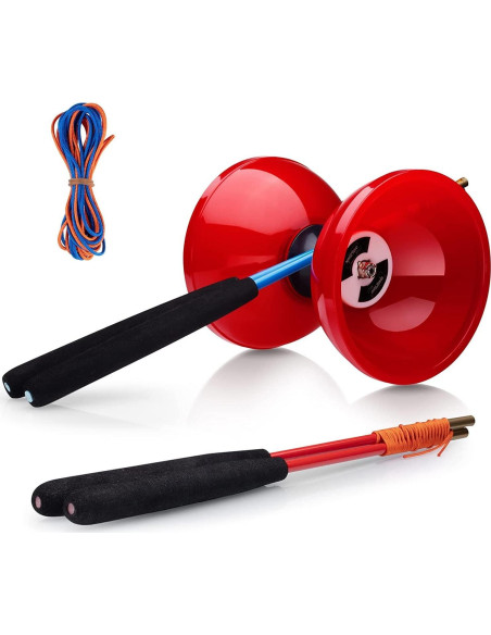 Yoyo Diabolo MAGICYOYO Rojo 5" (12.7 cm) Triple Rodamiento Yoyo Diabolo MAGICYOYO Rojo 5" (12.7 cm) Triple Rodamiento