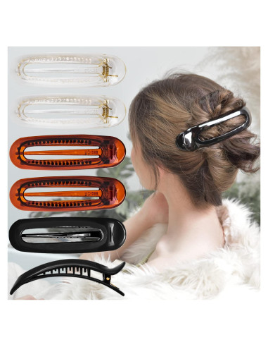 Clip de Pelo RC ROCHE ORNAMENT 6 Pcs Cocodrilo Mediano