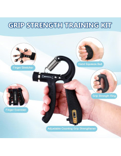 Kit de Ejercitadores de Agarre Navona 10 Piezas 2