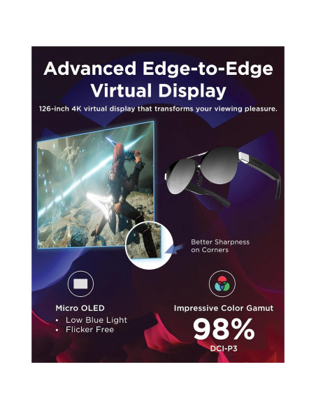 Lenovo Legion Glasses Gen 2 - Gafas Micro-OLED FHD 120Hz Lenovo Legion Glasses Gen 2 - Gafas Micro-OLED FHD 120Hz