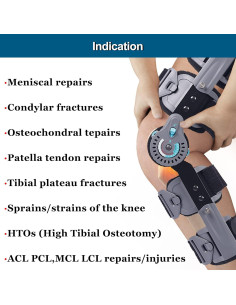 Férula de Rodilla Komzer ROM Ajustable para Lesiones 2