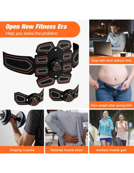 Cinturón de Entrenamiento Abdominal BLASET BFB-11 Unisex Cinturón de Entrenamiento Abdominal BLASET BFB-11 Unisex